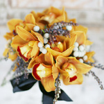 Orange Wedding Flower Bouquets